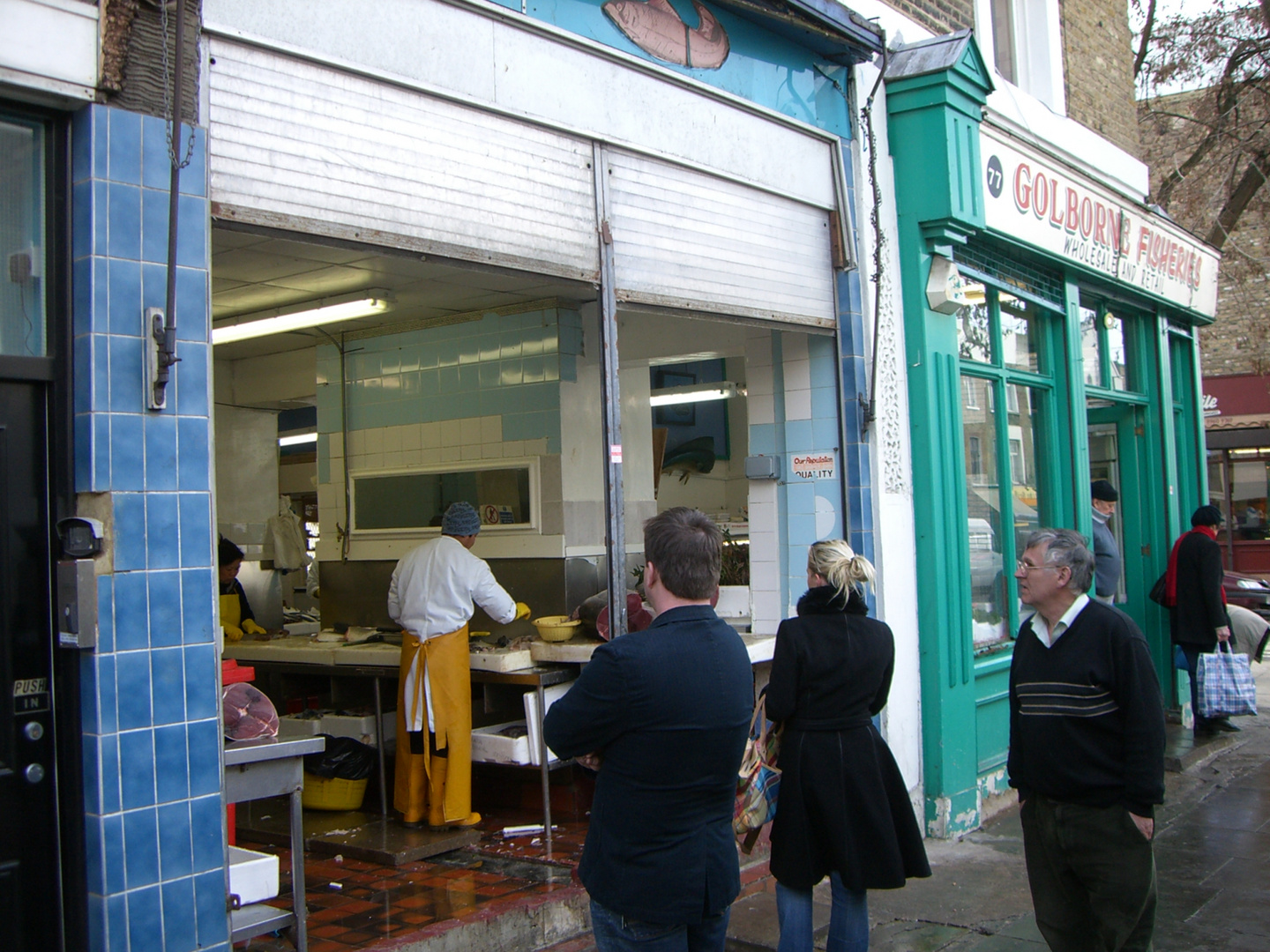 the fisherman, near the portobello market