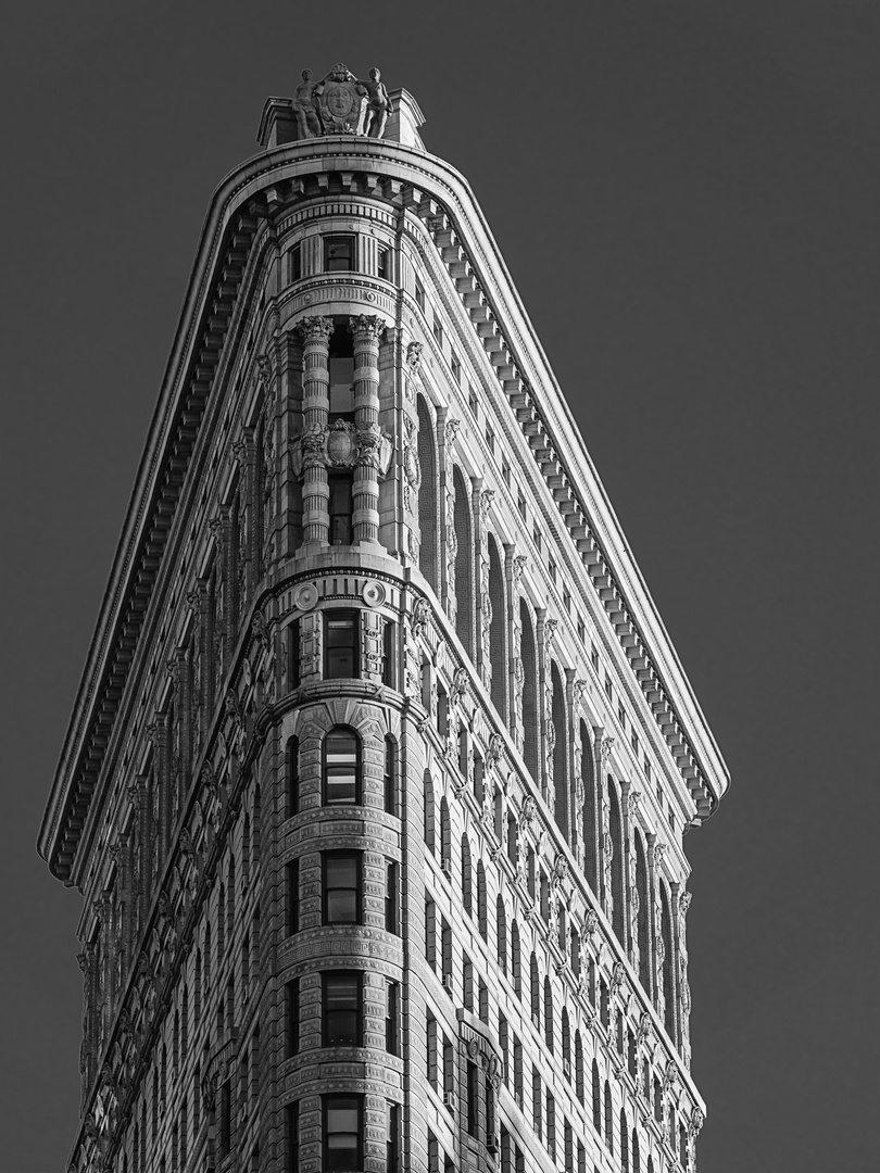 The Flatiron Building.