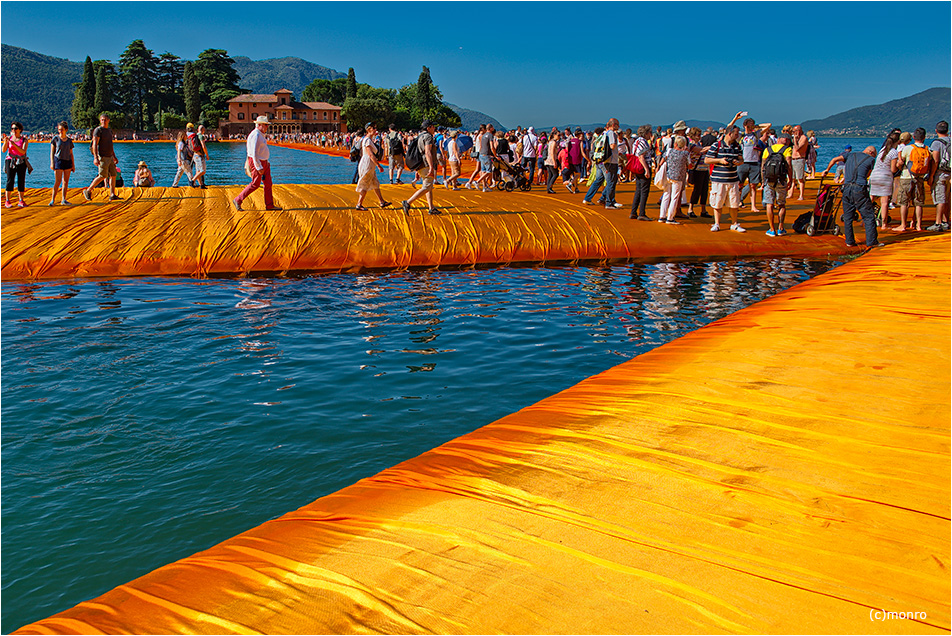 the floating piers