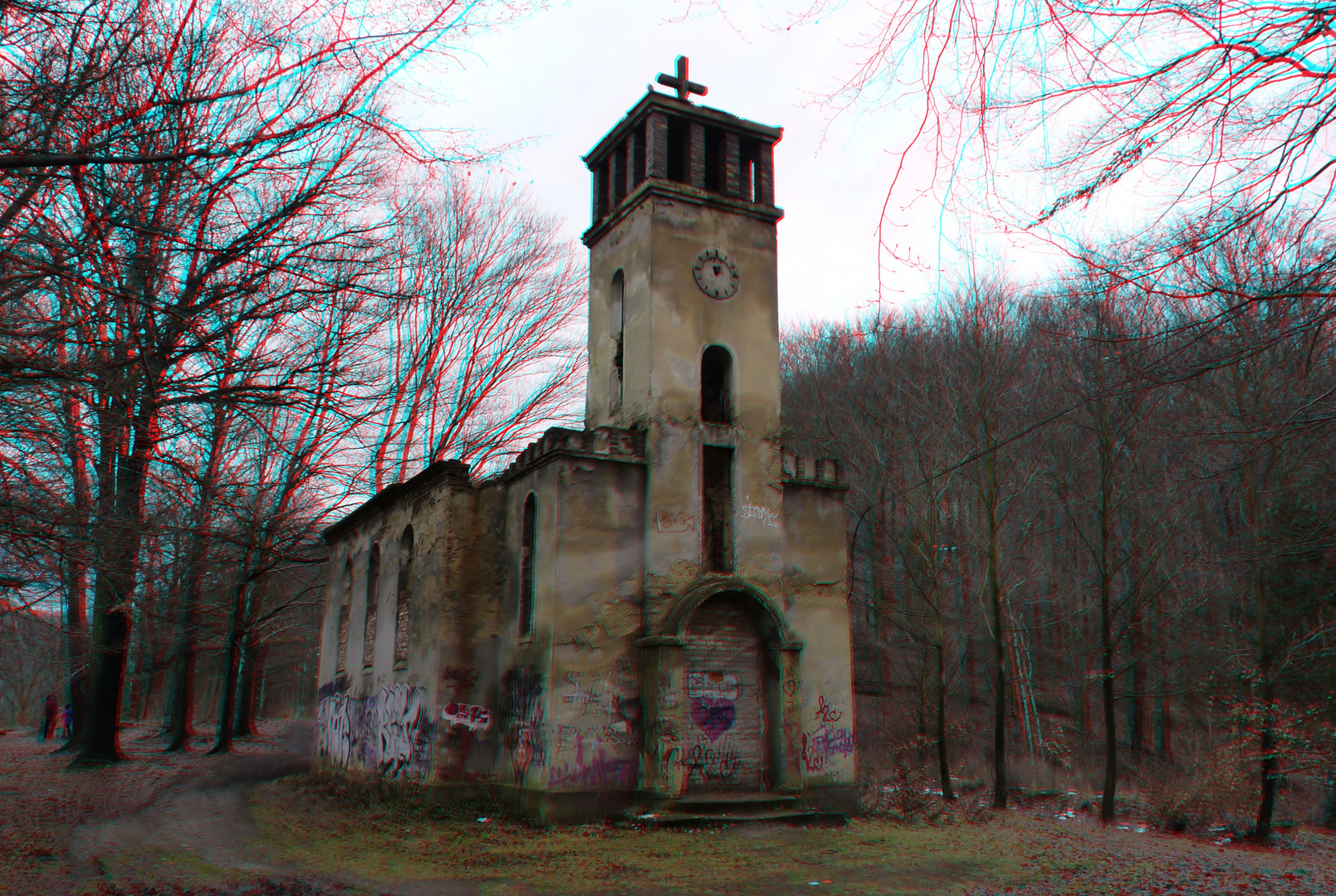 The forgotten church, Decin, Czech republic