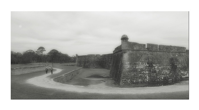 "The Fort Wall" - St. Augustine, Florida - Winter 2005