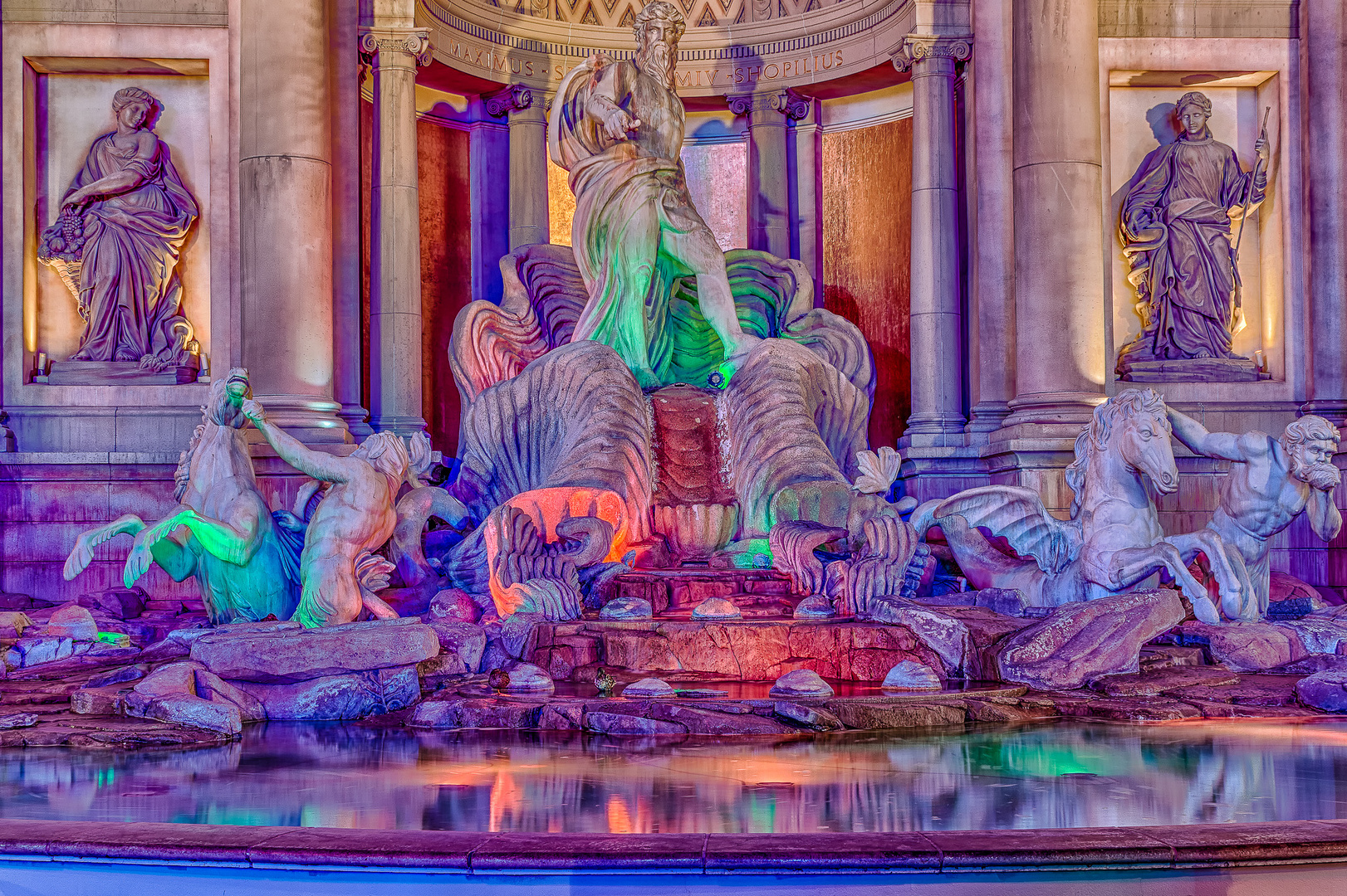 The Fountain at the Forum Shops