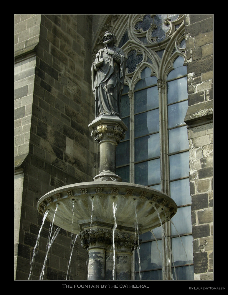 The fountain by the cathedral