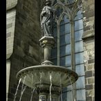 The fountain by the cathedral