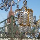 The Frankfurt Fleamarket- a view from market to the city