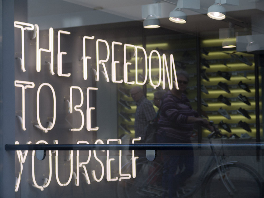 'The Freedom to be Yourself'