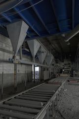 The French fry bags in a Belgian factory