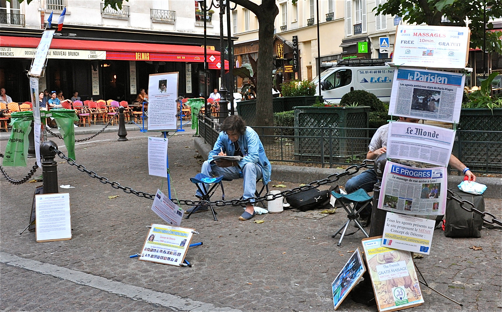 The French gratis massage .