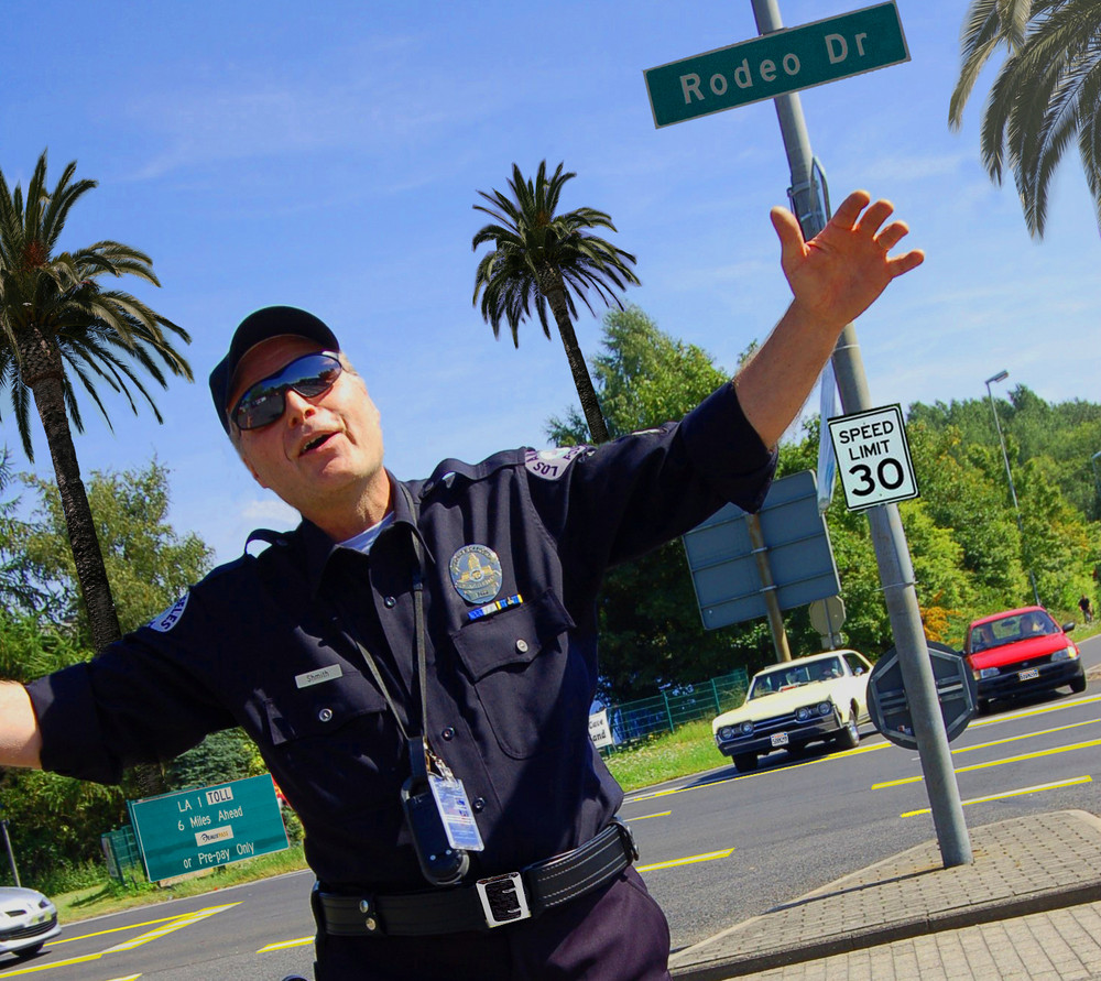 THE FRIENDLY COP FROM RODEO DRIVE