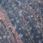 The frozen surface of stone table