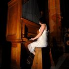 the gambling organ in the church