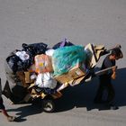 The garbage recycler and his son