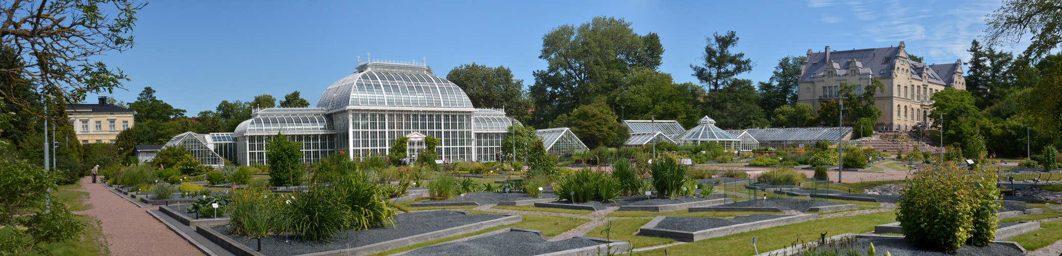 The garden of  University of Helsinki