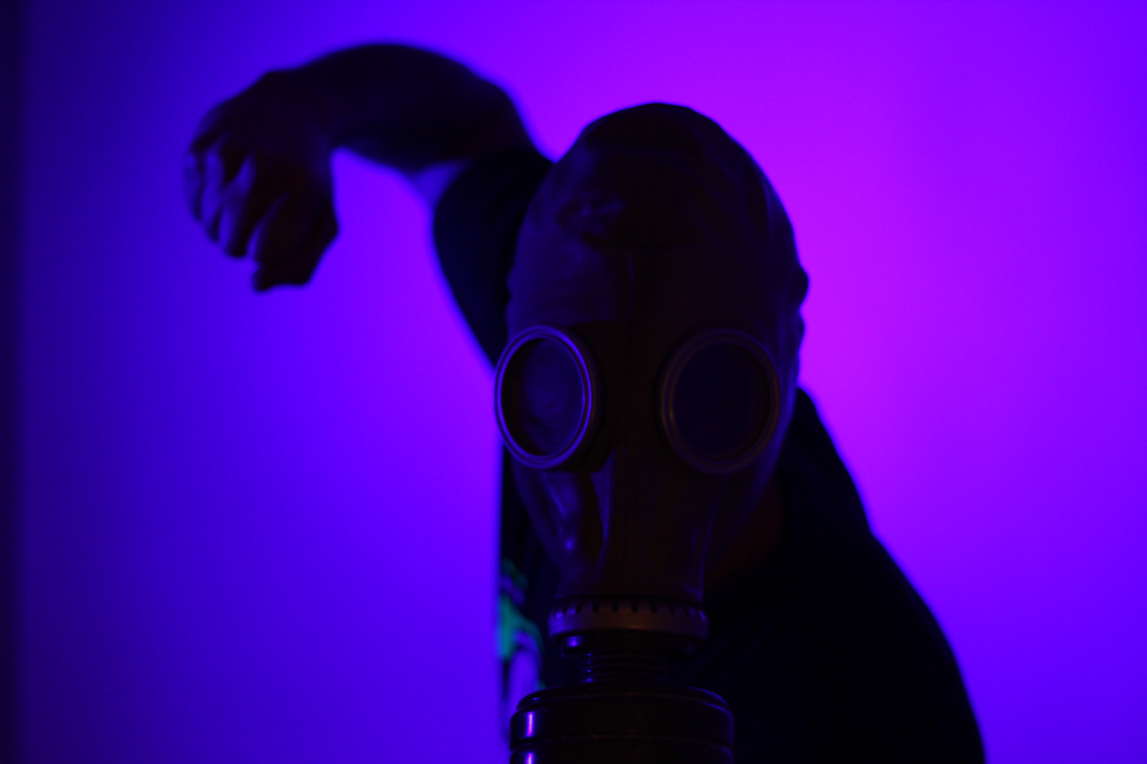 the gasmask man