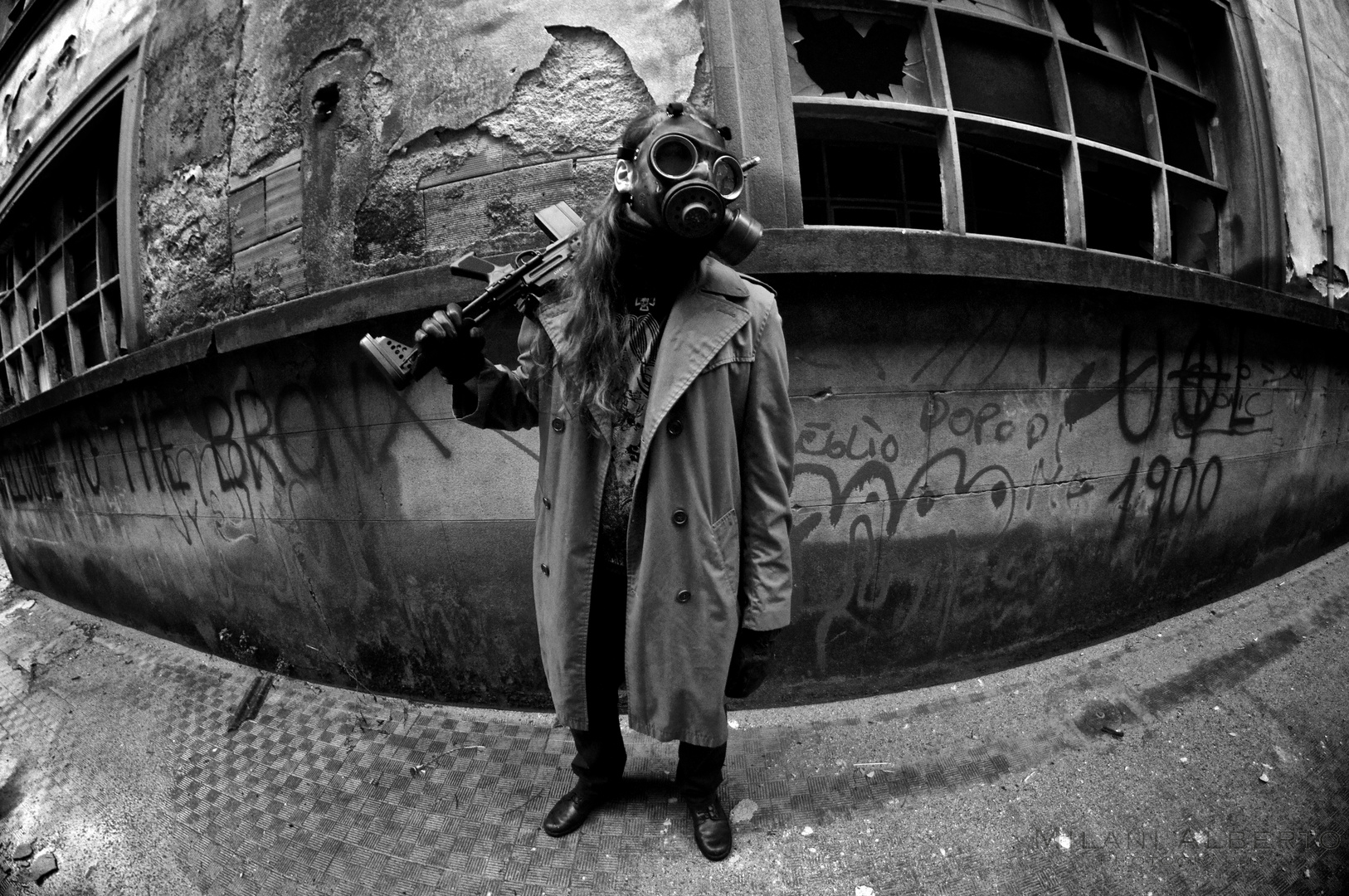 The Gasmask man