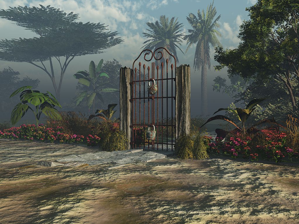 The Gate Of A Garden Of Eden Photo Image 3d Graphics Digiart