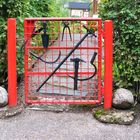 The gate of summer cottage on Tali