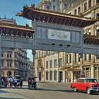 The gate to China Town Havana