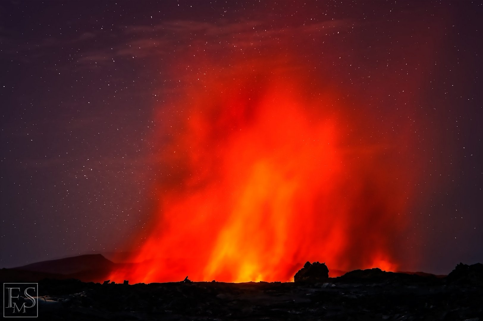 The Gate to Hell under the Stars