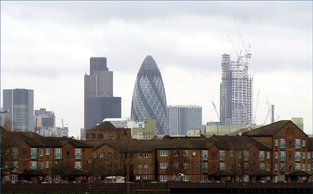 The Gherkin - alt und neu