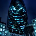 The Gherkin - Die Londoner Gurke bei Nacht