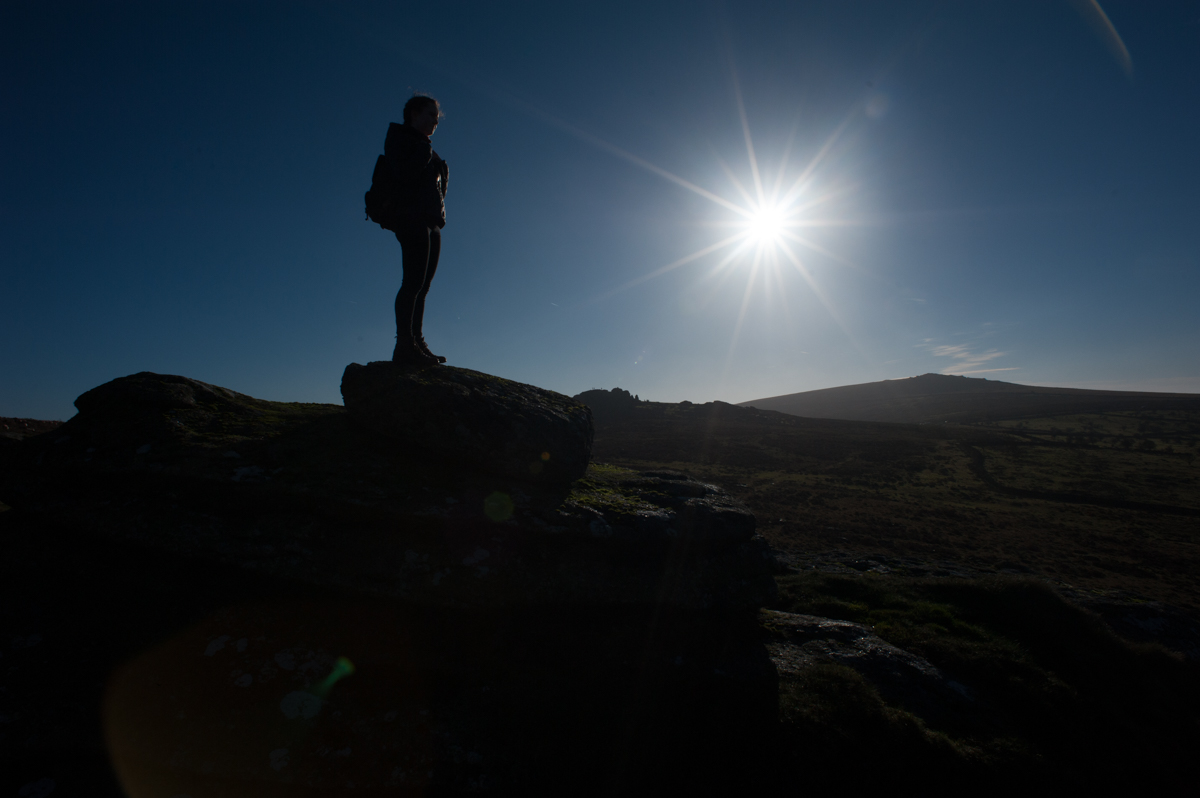 The girl and the sun