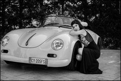 The girl with the Porsche