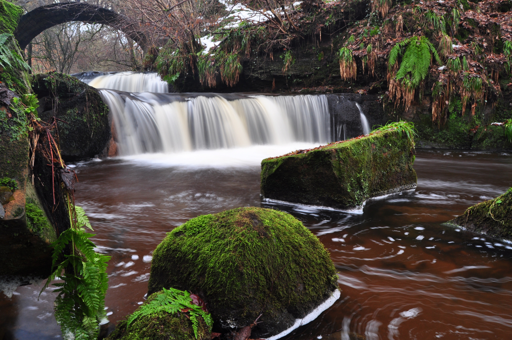 The Glen Waterfall,Kilsyth,Scotland