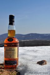 "The Glenlivet in the snow"