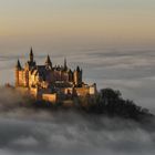 The golden Castele...   Burg Hohenzollern im Sonnenuntergang 