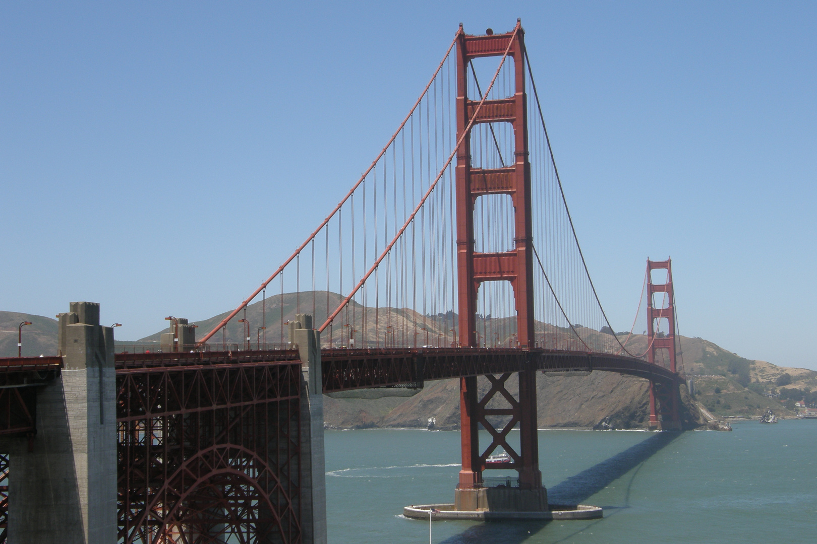 the Golden Gate Bridge