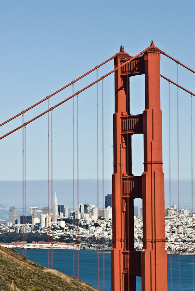 The Golden Gate to San Francisco