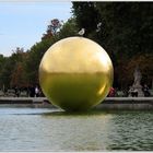 "The Golden Sphere" by James Lee Byars - Les Tuileries Bassin Octogonal - Paris