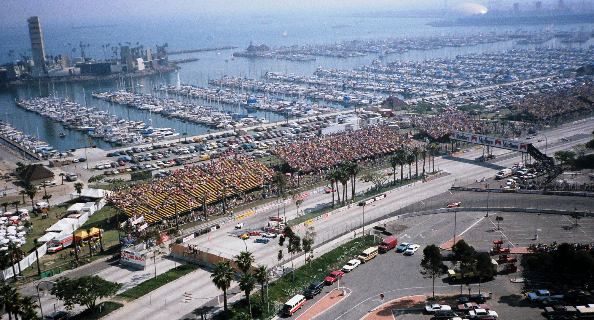 The Grand Prix Race in Long Beach, CA