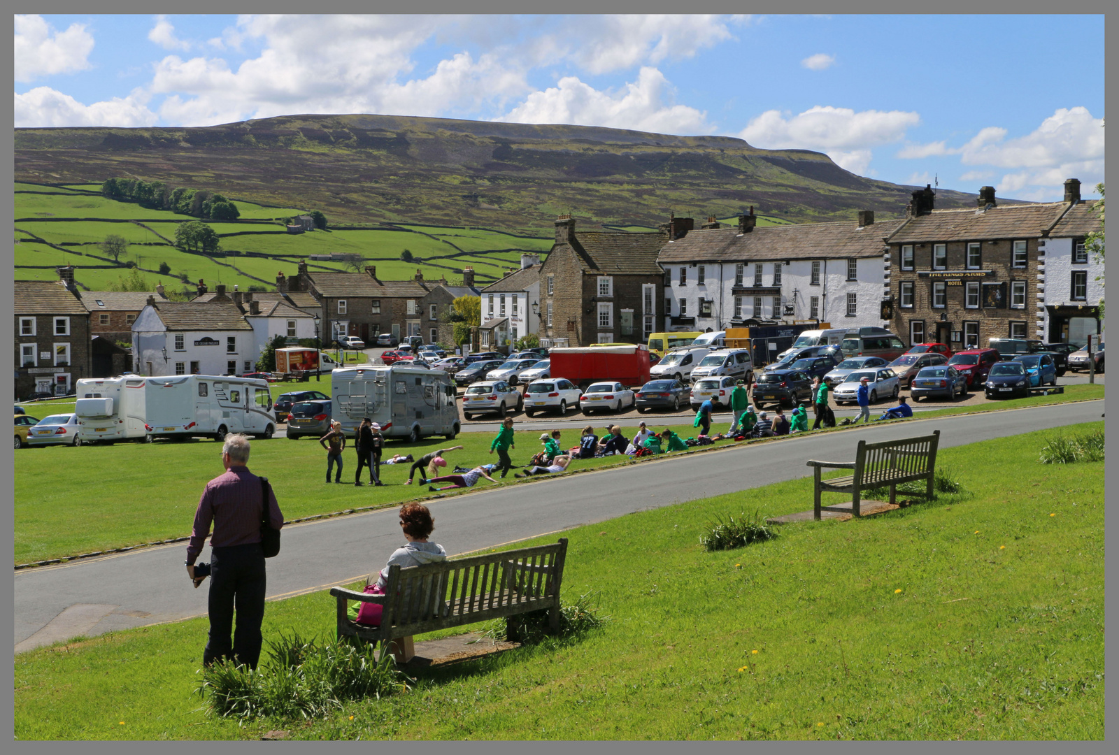 the Green at Reeth in Swaledale