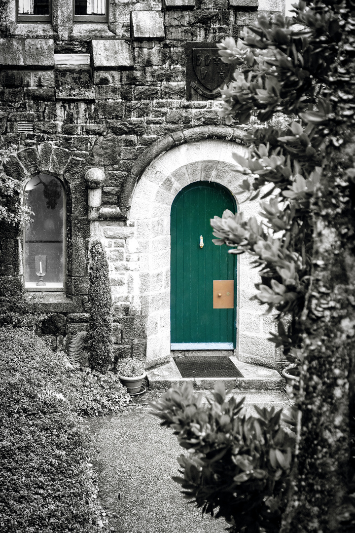 ... the green door ...