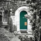 ... the green door ...