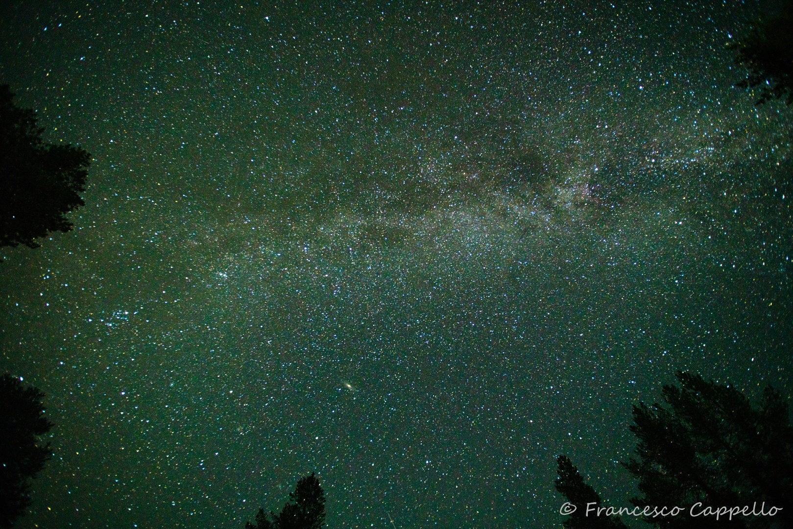 the green milky way