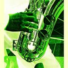 the green saxophone