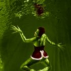 The Grinch under water