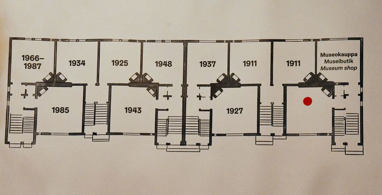 The ground plan from the workers' museum