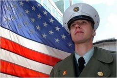 the guard at Checkpoint Charlie