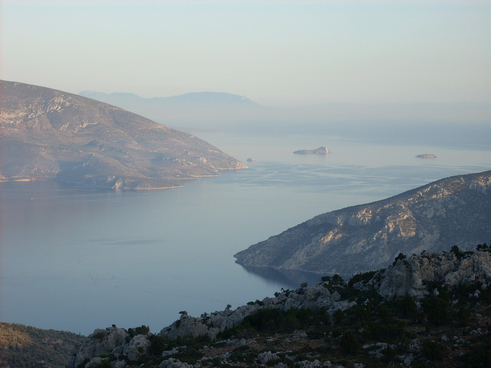 The Gulf ofd Aspra spitia in Viotia In The Korinthian Gulf