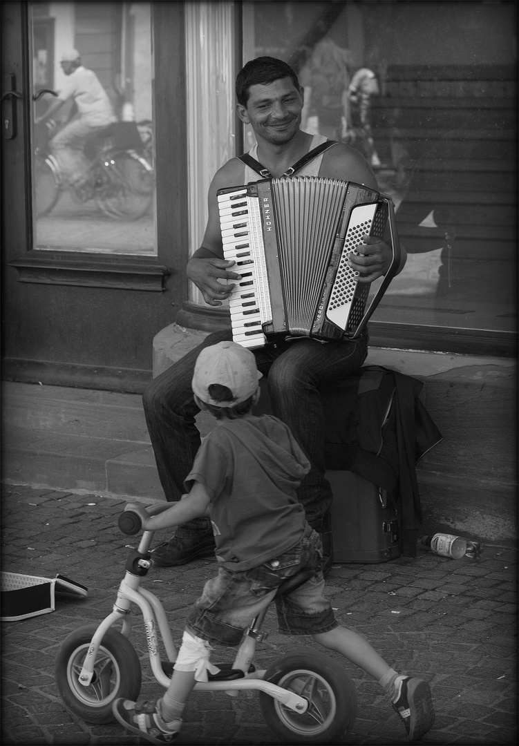 The Happy Busker...