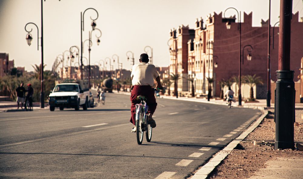 the happy cyclist