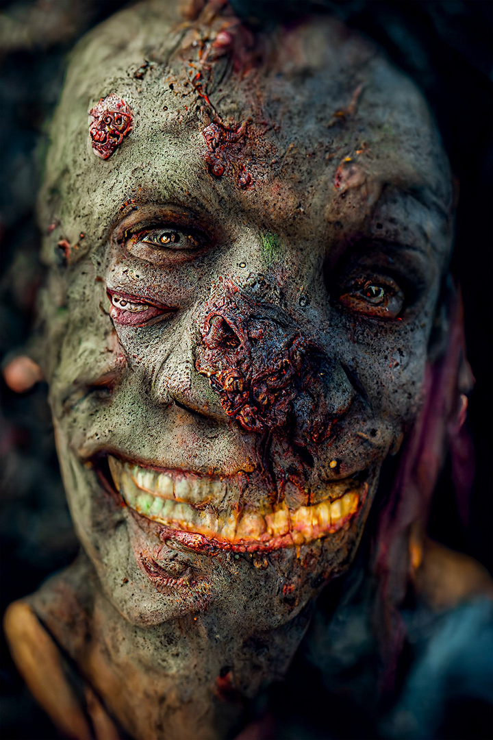 THE HAPPY ZOMBIE. 