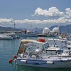 The harbor of Aegina island