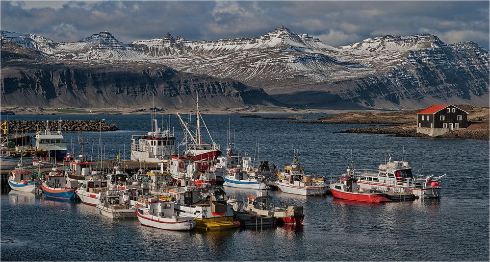 The harbor of Djupivogur.