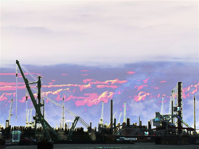 THE HARBOUR OF ANTWERP