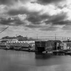 The harbour of Saint-Nazaire.